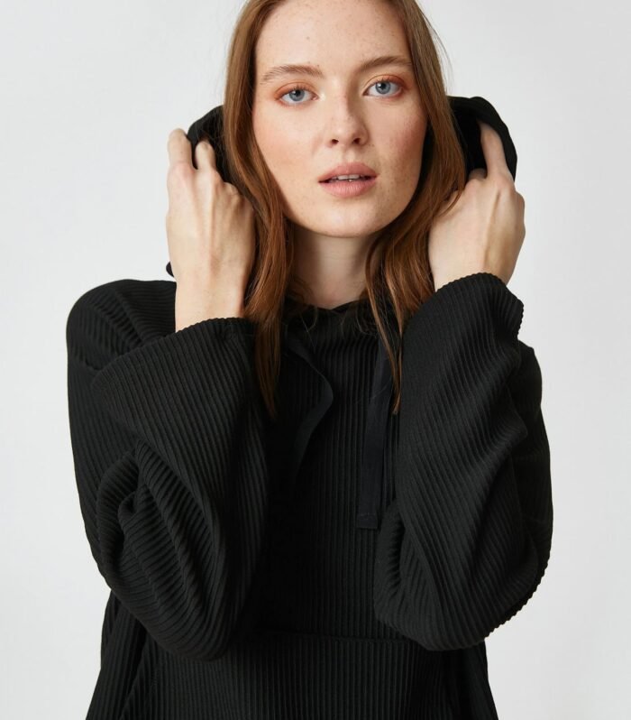 Hooded Sweatshirt With Kangaroo Pocket