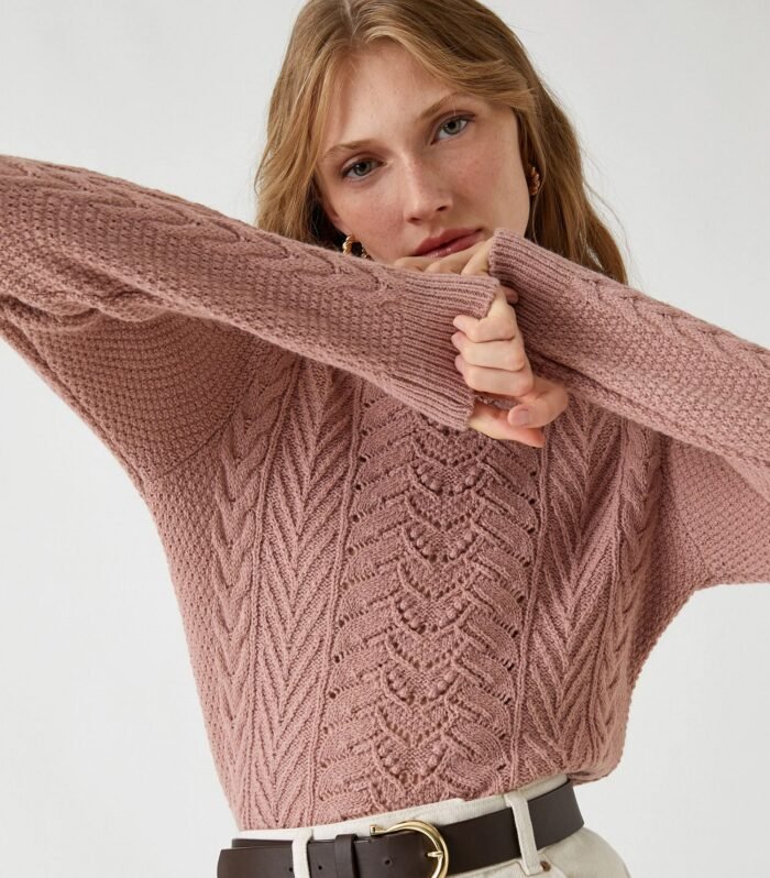 Knitted Detailed Sweater
