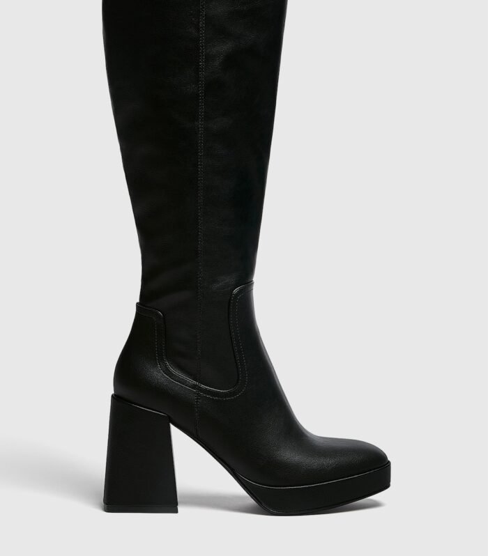 Knee-High Heeled Boots